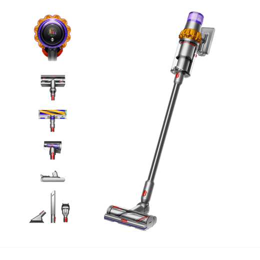 Dyson V15 Detect™ Absolute Cordless Vacuum Cleaner with up to 60 Minutes Run Time - Nickel / Yellow